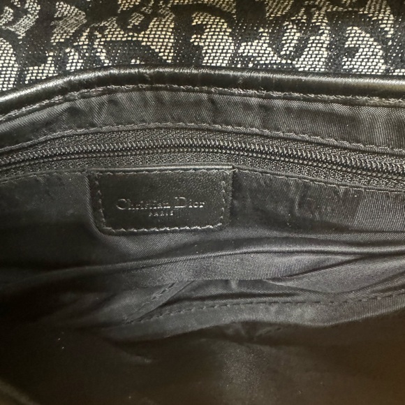 AUTHENTIC CHRISTIAN DIOR
Saddle Bag, medium, Oblique Jacquard. - Picture 4 of 9